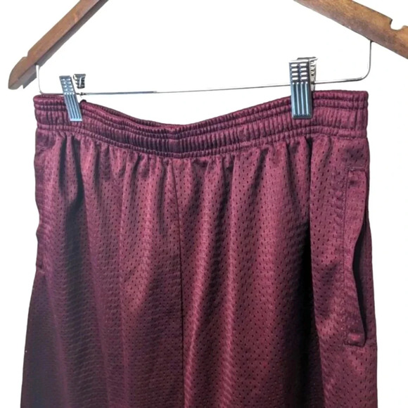 Brooks Maroon Mesh Training Shorts Mens Size Large - Picture 4 of 11